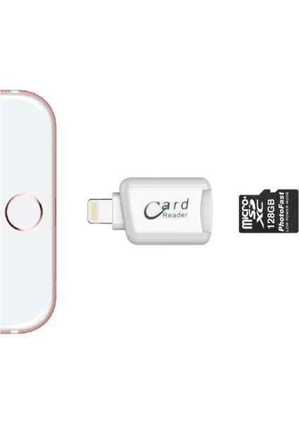 Ios Card Reader iPhone iPad Uyumlu Microsd Card Okuyucu Photofast Lightning Kart Okuyucu