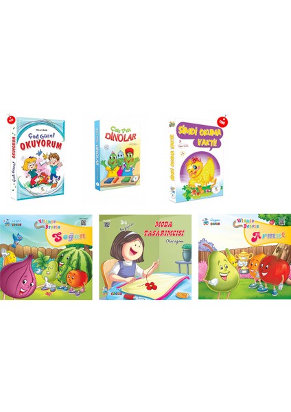 1. Sınıf Çok Güzel Okuyorum+Çıtı Pıtı Dinolar+Şimdi Okuma Vakti
