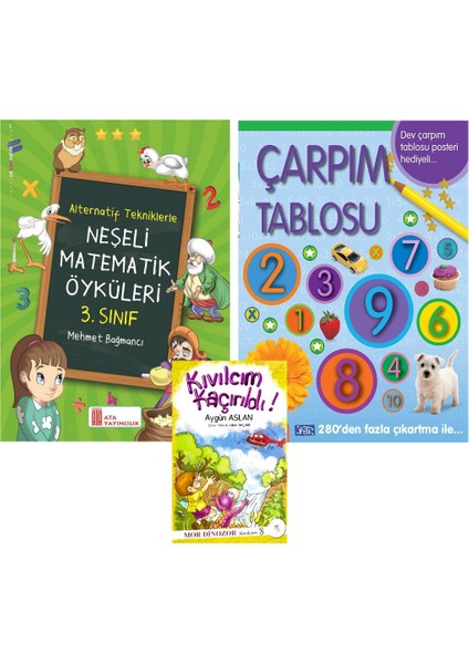 3. Sınıf Neşeli Matematik Öyküleri+Çarpım Tablosu