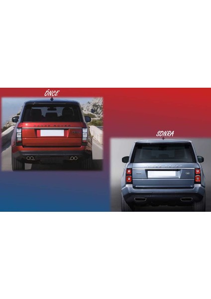 Land Rover Vogue 2013-2017 Facelıft 2018+ Body Kıt (L405 Makyajlama) modelleri