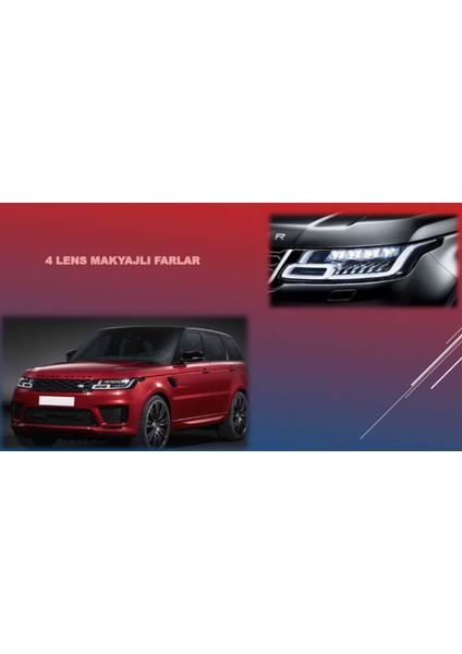 Range Rover Sport 2014-2017 Facelıft 2018+ Body Kıt (L494 Makyajlama) fiyatları
