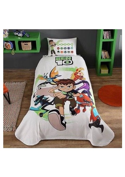 Lisanslı BEN10 Tek Kişilik Pike Takımı