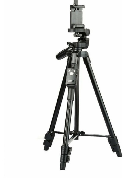 Yunteng 5208 Tripod Bluetooth Uzaktan Kumandalı Telefon Tutuculu Tripod 125 cm 3 Ayaklı