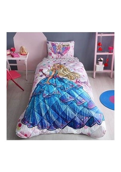 Lisanslı Barbie Yorgan Seti