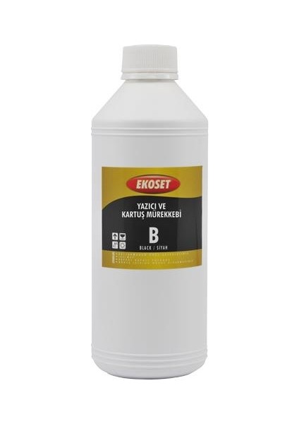 Epson Ecotank L3250 L3251 L3260 L3266 Siyah Muadil Mürekkep 1litre
