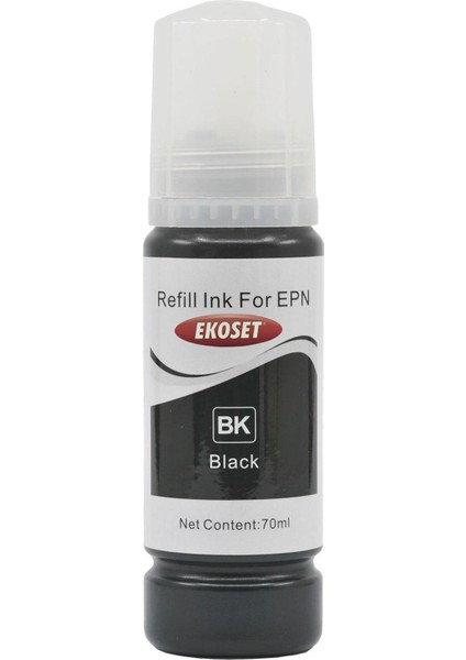 Epson 103 Ecotank L1210 L1250 Uyumlu Siyah Muadil Mürekkep 70ML fiyatları