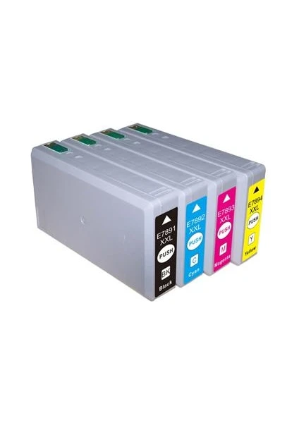 Toner Türk Epson 78 Xxl Kartuş Takım - Workforce Pro WF--WF-5190DW -WF-5620DWF -WF-5690DWF