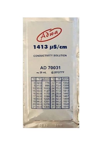 1413 Us/cm Kalibrasyon Sıvısı 20 ml