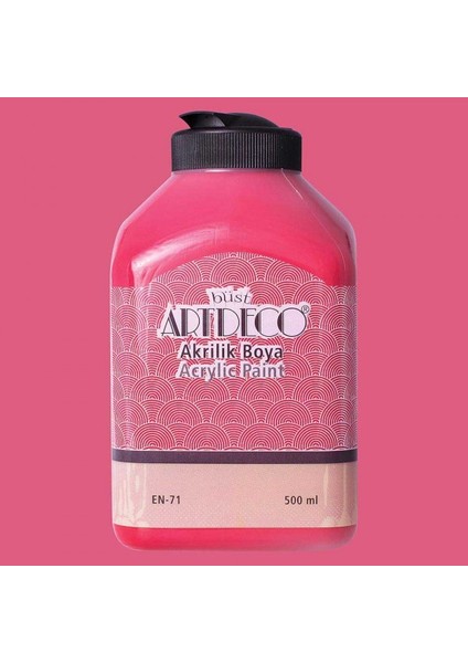 Akrilik Boya 500 ml Ateş Kırmızı 3015