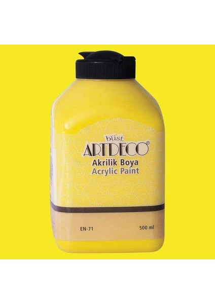 Akrilik Boya 500 ml Sarı 3601