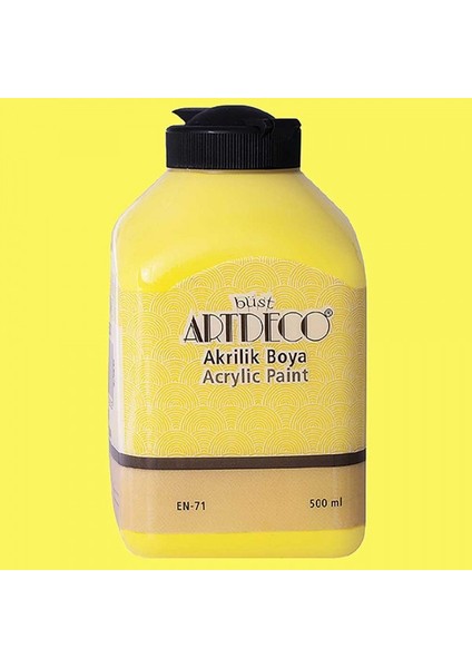 Akrilik Boya 500 ml Limon Sarı 3627