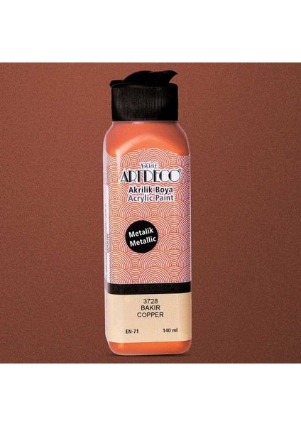 Metalik Akrilik Boya 140 ml Bakır 3728 fiyatları