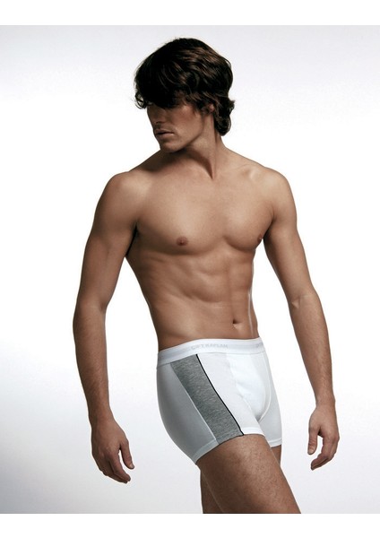 850 Erkek Elastanlı Biyeli Boxer