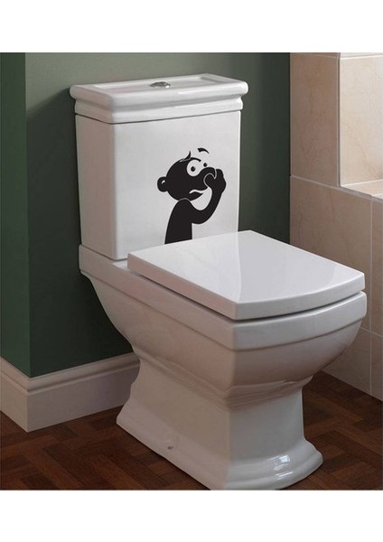 Wc Klozet Için Mis Klozet Sticker Yapıştırma