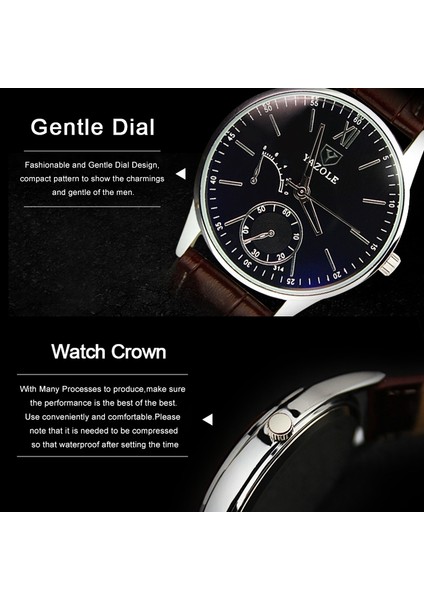 Yazol Erkek Iş Kuvars Izle (311 Siyah Tepsi Kahverengi Kemer) (Yurt Dışından) modelleri