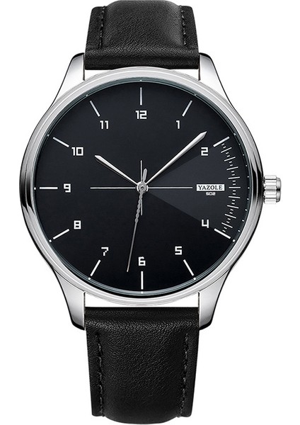 Yazol 502 Kuvars Izle (Gümüş Kabuk Siyah Tepsi Siyah Kemer) (Yurt Dışından)