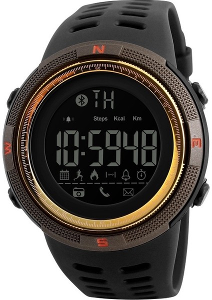 Skmeı 1250 Erkekler Açık Su Geçirmez Spor Dijital Izle Çok Fonksiyonlu Izle (Kahve / Altın) (Yurt Dışından)