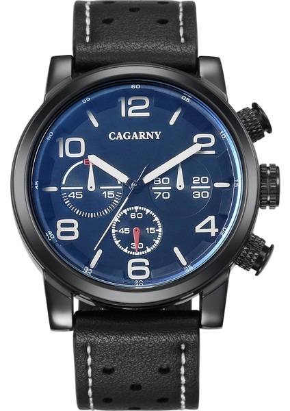 6815 Yaşayan Su Geçirmez Kuvars Watchesleather Band Siyah (Yurt Dışından) fiyatları