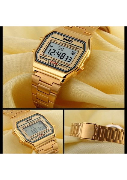 Skmeı 1123 Su Geçirmez Erkek Kol Saati - Altın (Yurtdışından) (Yurt Dışından) fiyatları