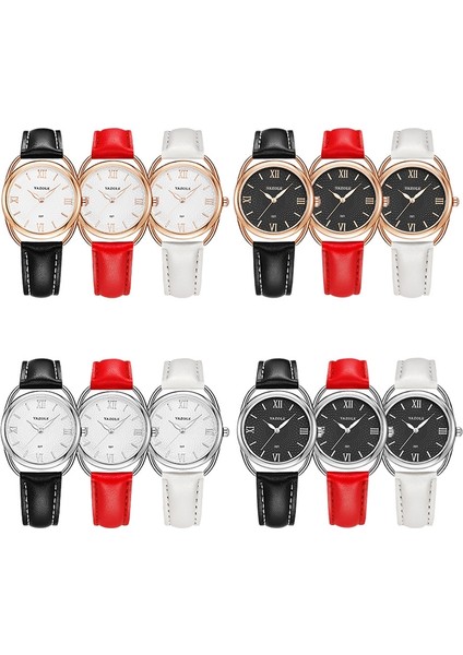 Bayanlar Aydınlık Kuvars Izle (537 Altın Kabuk Beyaz Tepsi Beyaz Kemer) (Yurt Dışından) fırsatları