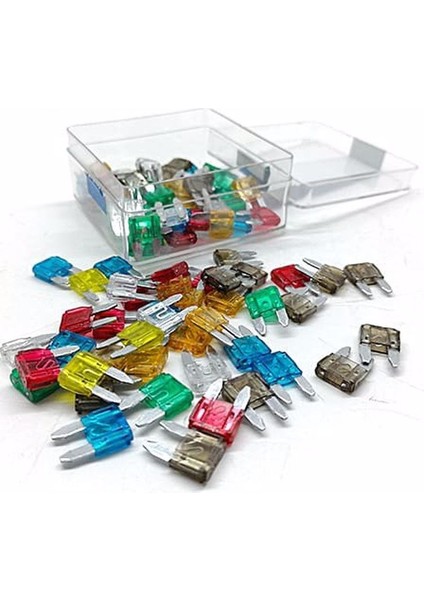 Otomobil Araba Için Karışık Japon (Küçük) Sigorta Set (100 Adet)