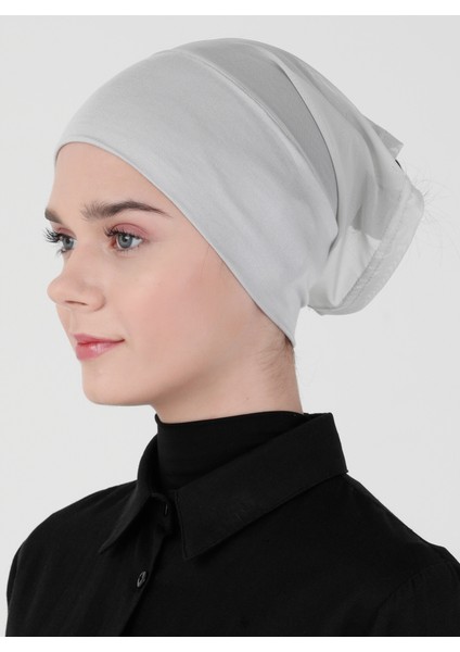 Dikişsiz Bone - Açık Gri - Ecardin fırsatları