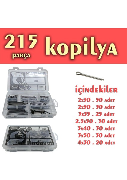 215 Parça Kopilya Seti