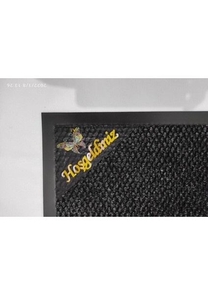 Renkli Kelebek Sticker Pvc Taban Çelik Kapı Önü Paspas 40 x 60 ( Nop Desen ) fiyatları