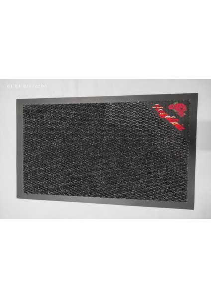 Gül Sticker Pvc Taban Çelik Kapı Önü Paspas 40 x 60 ( Nop Desen )