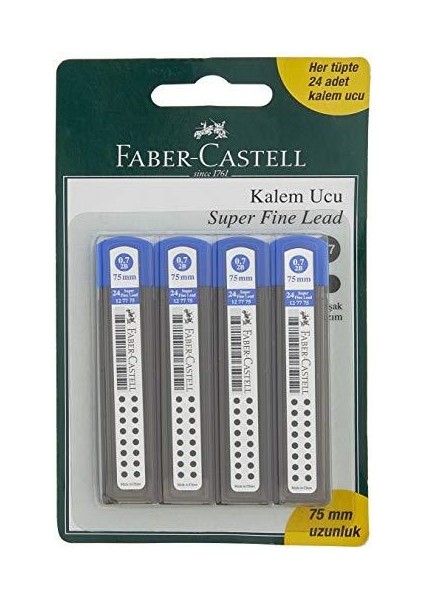 Marka: Faber-Castell 5500127775 F.c.bls. 4'lü Super Fine Min, 2b, 0.7Versatil Kalem