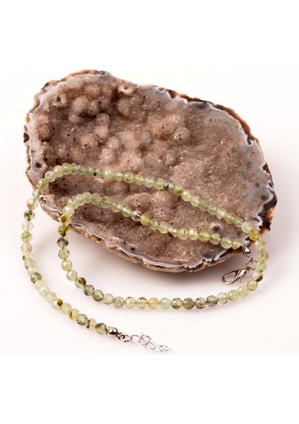 Prehnite Taşı Kolye - 4 mm