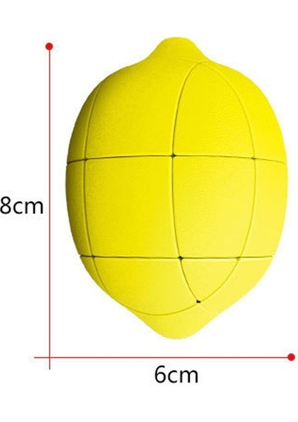 Rubik Küp Çocuk Eğitici Oyuncak - Sarı (Yurt Dışından)