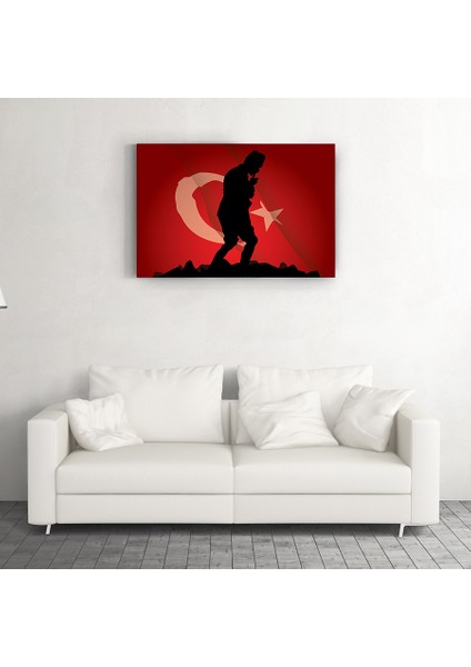 Atatürk Kocatepe Cam Tablo-Atatürk Tablosu