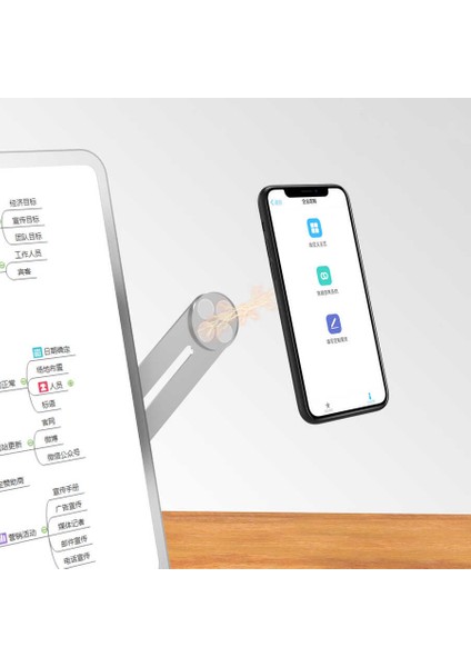 Laptop - Monitör Yanı Telefon Tutucu Mıknatıslı SJ05