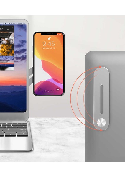 Laptop - Monitör Yanı Telefon Tutucu Mıknatıslı SJ05
