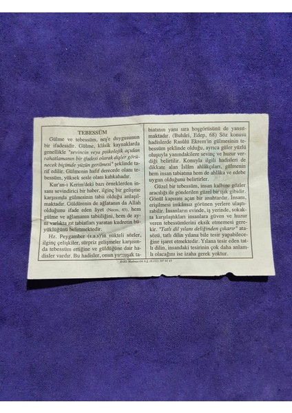 8 Aralık 2003 Takvim Yaprağı - Nostaljik Koleksiyonluk Takvim Yaprağı