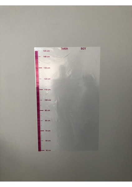 Boy Ölçer Duvar Sticker Kağıt Tahta Akıllı Kağıt Yazı Tahtası 100X60 cm + Kalem indirimleri