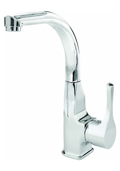 Verde Mix Kuğu Lavabo Bataryası Krom