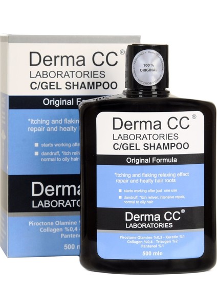 Derma cc Laboratorıes C/gel Shampoo 500 ml - Kepek ve Dökülme