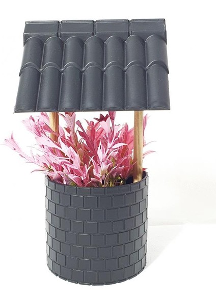 Kuyu Model Saksıda Dekoratif Çiçek