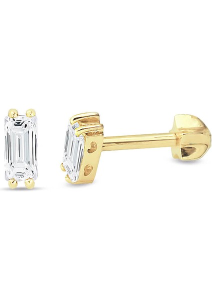 Baget Tragus Altın Küpe