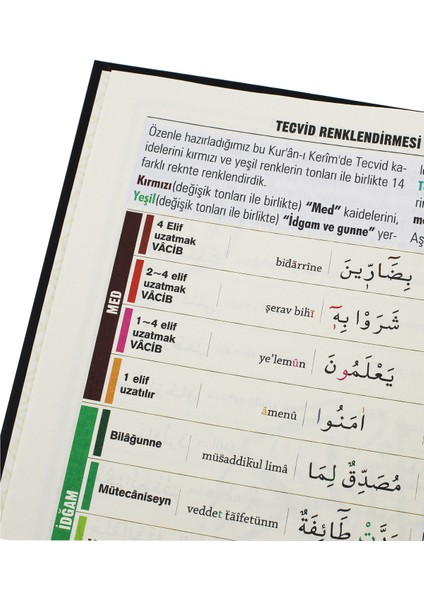 7 Özellikli Kuranı Kerim Arapça Satır Arası Türkçe Okunuş Kelime Anlamı Meal Tecvidli Orta Boy fırsatları