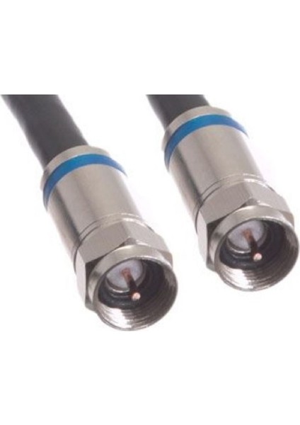 Digitürk Sıkmalı F Konnektörlü Hazır Uydu Anten Kablosu Folyolu Rg6 7 Metre