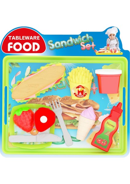 Tableware Food Sandviç Seti