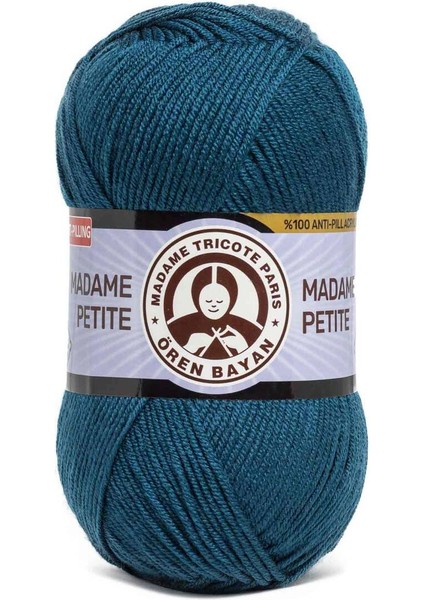 Madame Petite El Örgü Ipi Petrol 101