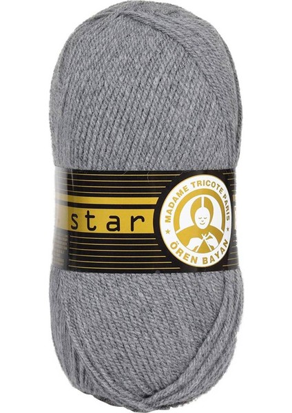Star El Örgü İpi Kömür Gri 008