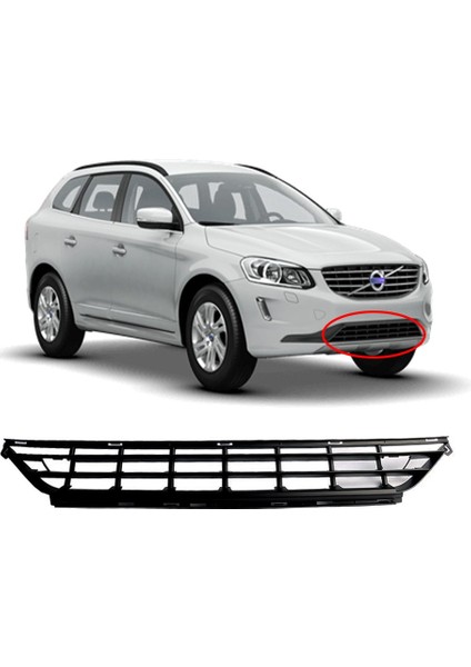 Volvo XC60 Tampon Alt Orta Izgara 2014 2017