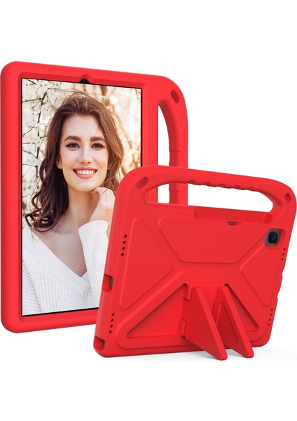 Samsung Galaxy Tab A7 10.4 (2020) T500 / Galaxy Tab S6 T860 / Galaxy Tab S5E T720 / Galaxy Tab S6 Lite P610 Koruyucu Kılıf Kırmızı (Yurt Dışından)