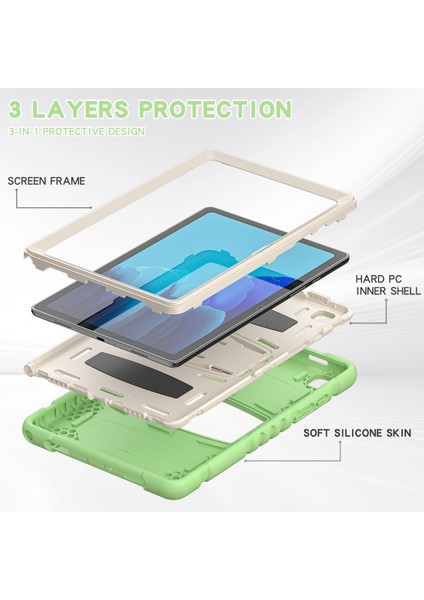 Samsung Galaxy Tab A7 T500 Pc + Silikon Kılıf Matcha Yeşili (Yurt Dışından) fırsatları