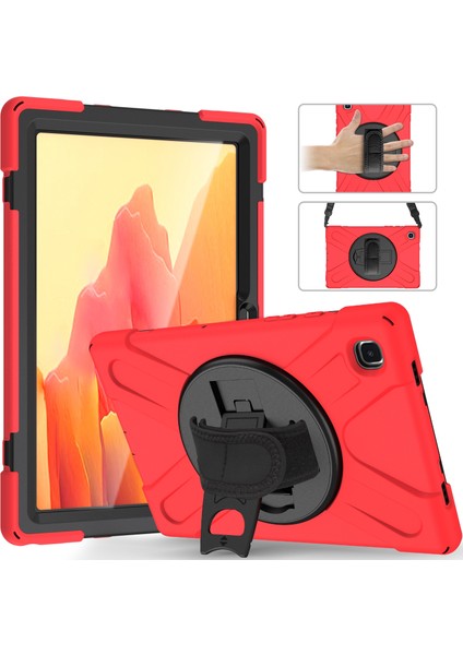 Samsung Galaxy Tab A7 10.4 2020 T500 / T505 Kılıfı Kırmızı (Yurt Dışından)